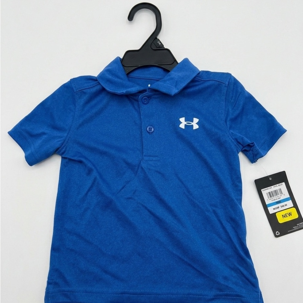 NWT 24m Under Armour Kids Vibrant Blue Polo